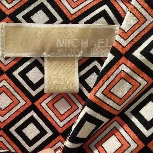 Stylish Michael Kors Geometric Print Dress - Size S - Picture 4 of 4